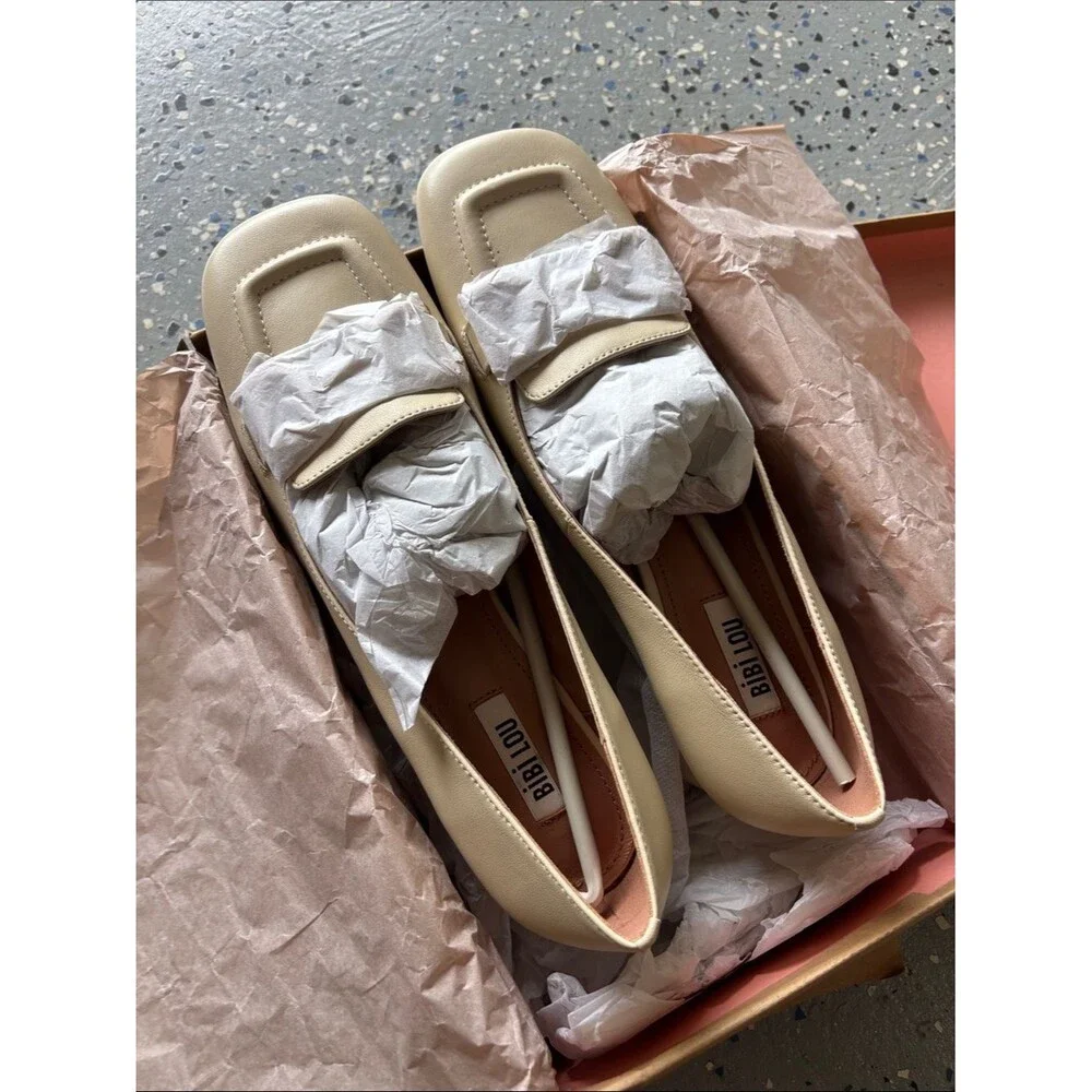Anthropologie Bibi Lou Velancia Leather Heels